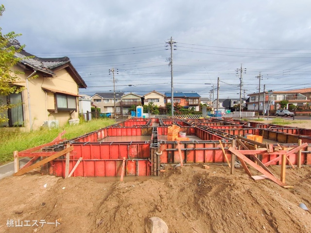 愛知県名古屋市北区福徳町５丁目の新築戸建て基礎写真 2025年9月11日撮影