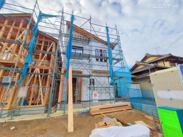 愛知県名古屋市北区福徳町５丁目の新築戸建てシート写真 2025年10月1日撮影