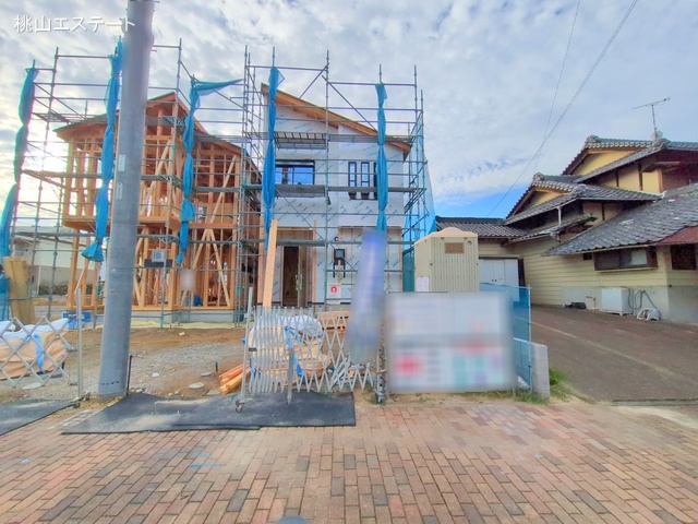 愛知県名古屋市北区福徳町５丁目の新築戸建てシート写真 2025年10月1日撮影