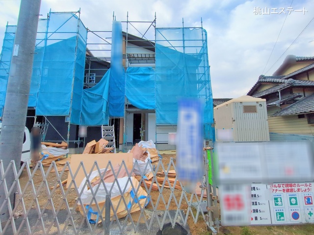 愛知県名古屋市北区福徳町５丁目の新築戸建てシート写真 2025年10月22日撮影