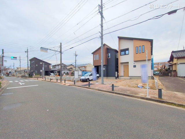 愛知県名古屋市北区福徳町５丁目の新築戸建て外構写真 2025年11月12日撮影