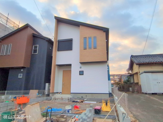 愛知県名古屋市北区福徳町５丁目の新築戸建て外構写真 2025年12月7日撮影