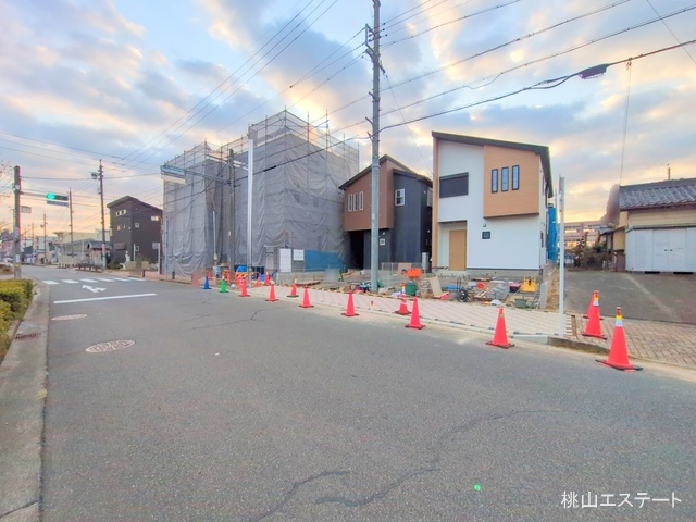 愛知県名古屋市北区福徳町５丁目の新築戸建て外構写真 2025年12月7日撮影
