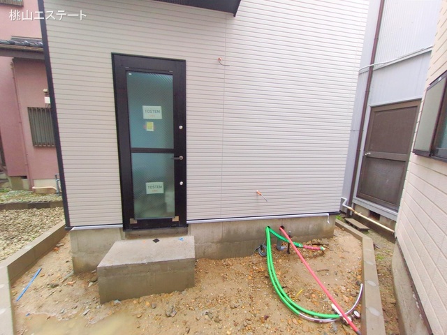 愛知県名古屋市中川区宮脇町２丁目の新築戸建て外構写真 2025年12月23日撮影