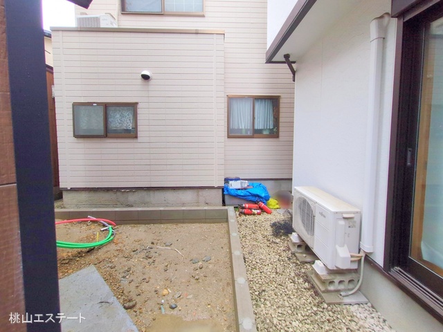 愛知県名古屋市中川区宮脇町２丁目の新築戸建て外構写真 2025年12月23日撮影