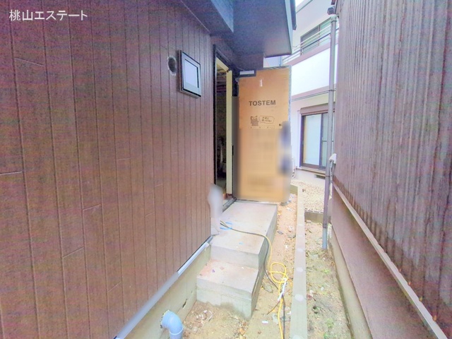 愛知県名古屋市中川区宮脇町２丁目の新築戸建て外構写真 2025年12月23日撮影