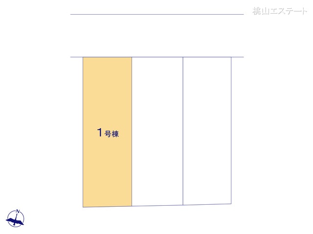 愛知県名古屋市守山区笹ヶ根３丁目の新築戸建て全体区画図 ※図面と異なる場合は現況を優先