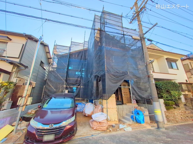 愛知県名古屋市南区上浜町の新築戸建て上棟写真 2025年11月18日撮影