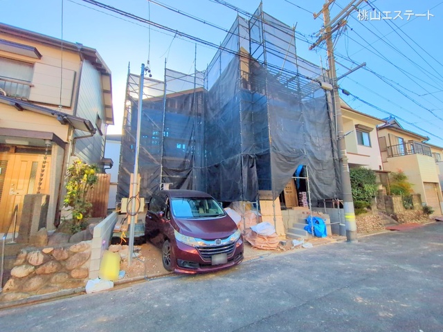 愛知県名古屋市南区上浜町の新築戸建て上棟写真 2025年11月18日撮影