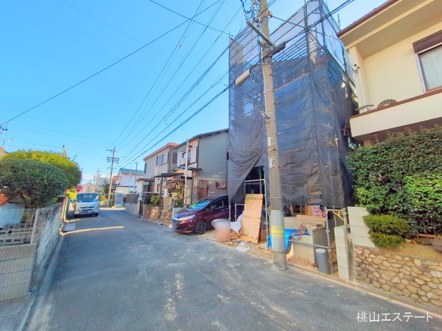 愛知県名古屋市南区上浜町の新築戸建て上棟写真 2025年11月18日撮影