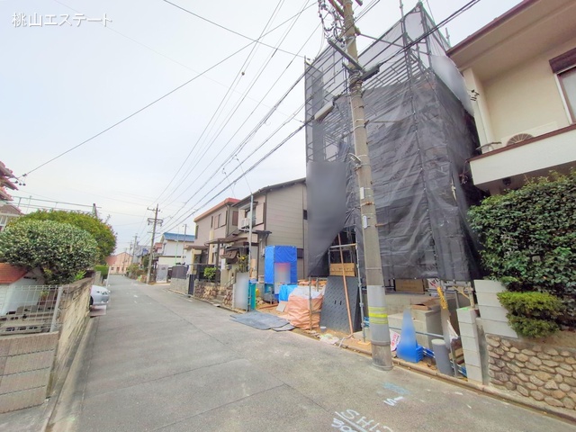 愛知県名古屋市南区上浜町の新築戸建てシート写真 2025年12月2日撮影