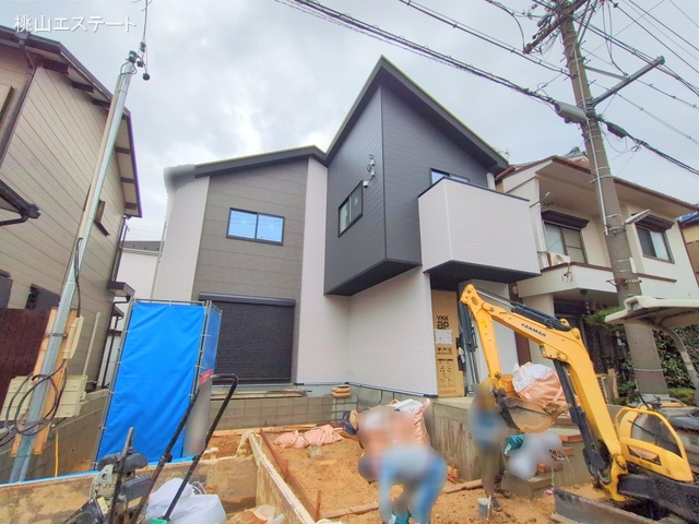 愛知県名古屋市南区上浜町の新築戸建て外構写真 2025年12月24日撮影