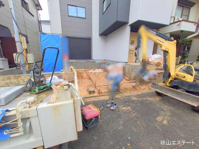 愛知県名古屋市南区上浜町の新築戸建て外構写真 2025年12月24日撮影