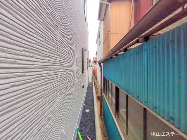 愛知県名古屋市南区上浜町の新築戸建て外構写真 2025年12月24日撮影