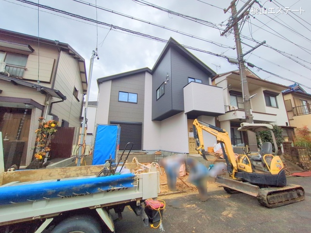 愛知県名古屋市南区上浜町の新築戸建て外構写真 2025年12月24日撮影
