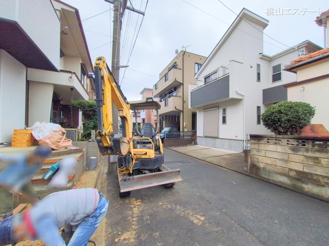愛知県名古屋市南区上浜町の新築戸建て外構写真 2025年12月24日撮影