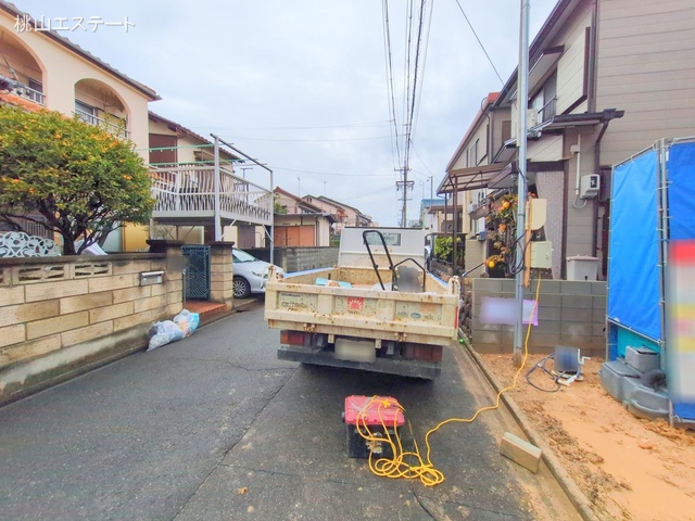 愛知県名古屋市南区上浜町の新築戸建て外構写真 2025年12月24日撮影