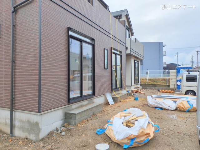 愛知県名古屋市港区名四町の新築戸建て外構写真 2025年12月23日撮影