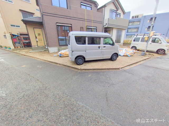 愛知県名古屋市港区名四町の新築戸建て外構写真 2025年12月23日撮影