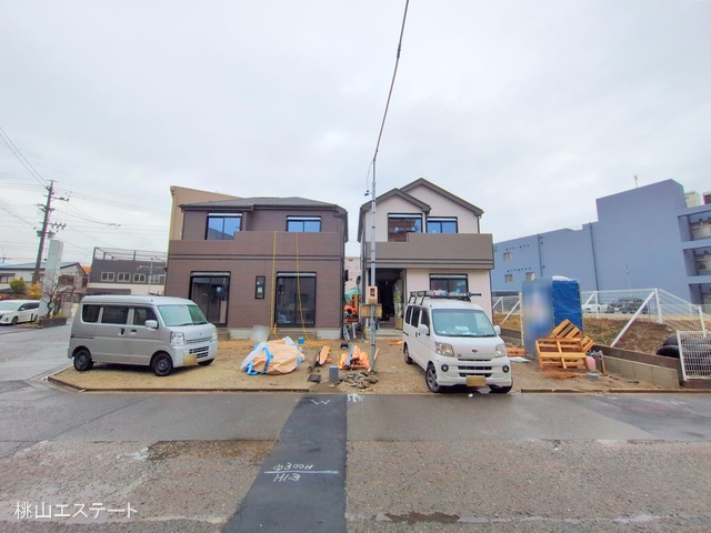 愛知県名古屋市港区名四町の新築戸建て外構写真 2025年12月23日撮影