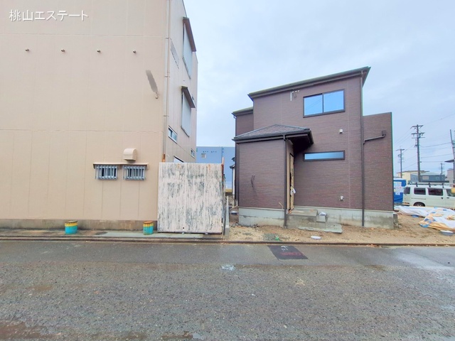 愛知県名古屋市港区名四町の新築戸建て外構写真 2025年12月23日撮影