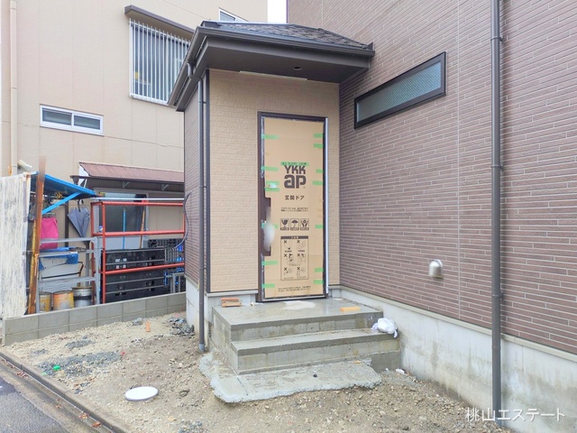 愛知県名古屋市港区名四町の新築戸建て外構写真 2025年12月23日撮影