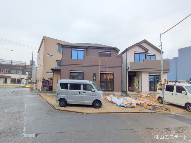 愛知県名古屋市港区名四町の新築戸建て外構写真 2025年12月23日撮影