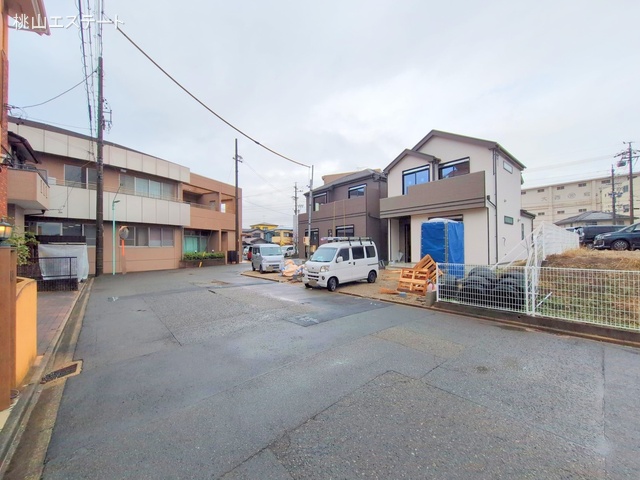 愛知県名古屋市港区名四町の新築戸建て外構写真 2025年12月23日撮影