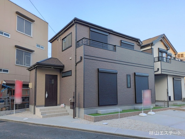 愛知県名古屋市港区名四町の新築戸建て完成写真 2026年2月11日撮影