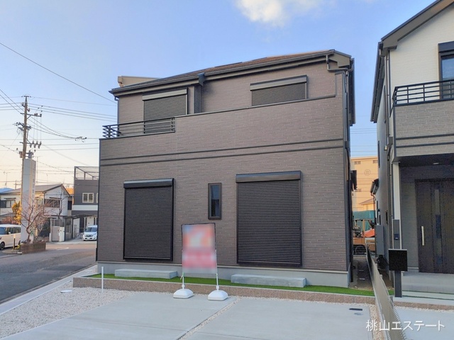 愛知県名古屋市港区名四町の新築戸建て完成写真 2026年2月11日撮影