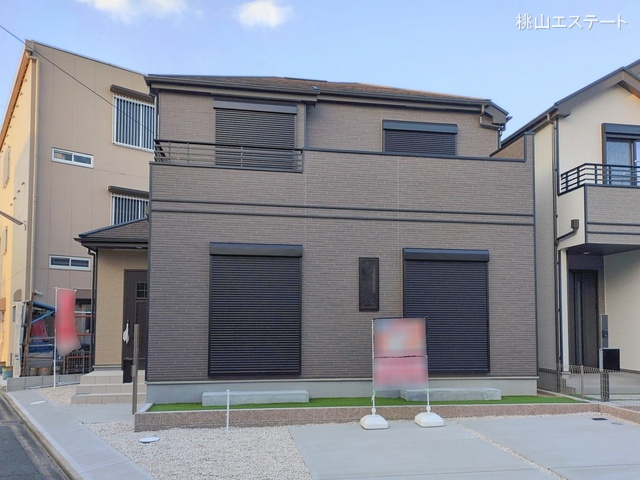 愛知県名古屋市港区名四町の新築戸建て完成写真 2026年2月11日撮影