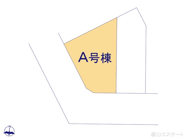 愛知県名古屋市港区名四町の新築戸建て全体区画図 ※図面と異なる場合は現況を優先