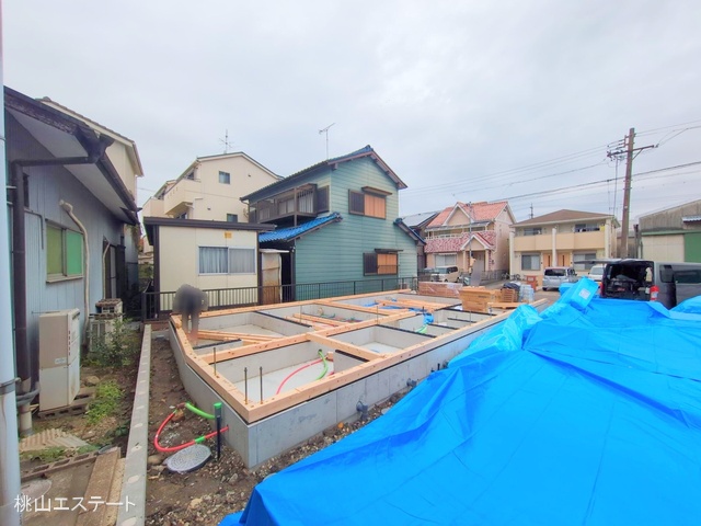 愛知県名古屋市西区城西町の新築戸建て基礎写真 2025年11月4日撮影