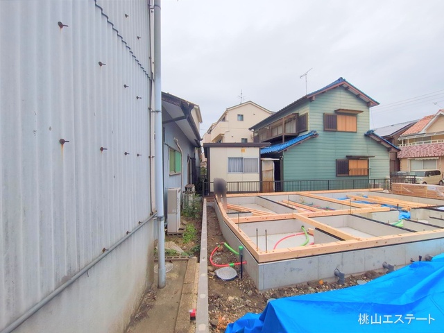 愛知県名古屋市西区城西町の新築戸建て基礎写真 2025年11月4日撮影