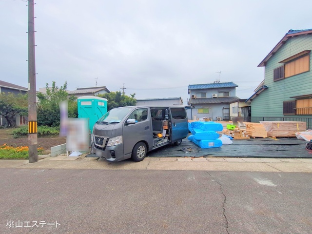 愛知県名古屋市西区城西町の新築戸建て基礎写真 2025年11月4日撮影