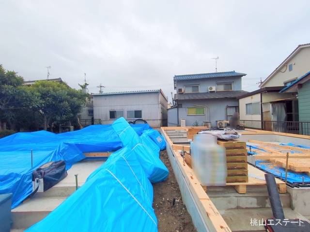 愛知県名古屋市西区城西町の新築戸建て基礎写真 2025年11月4日撮影