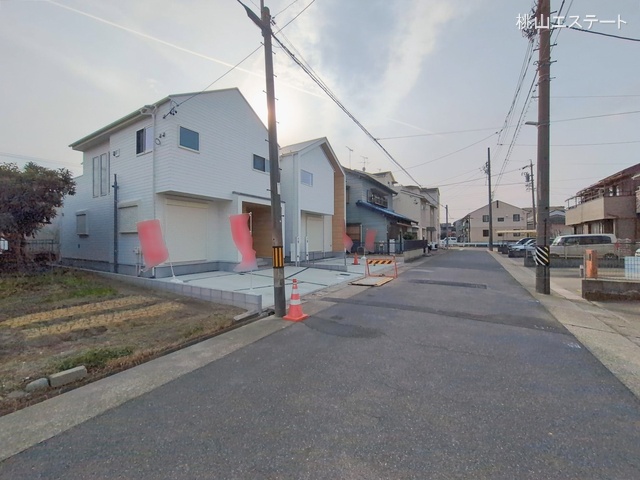 愛知県名古屋市西区城西町の新築戸建て完成写真 2026年2月15日撮影