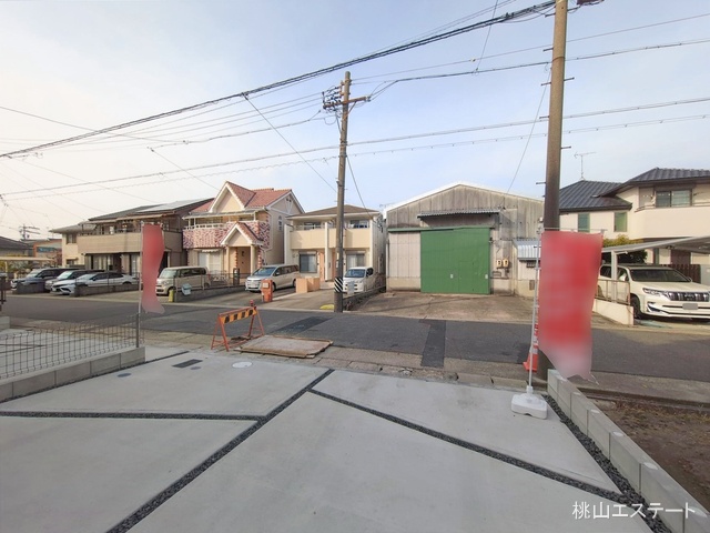 愛知県名古屋市西区城西町の新築戸建て完成写真 2026年2月15日撮影