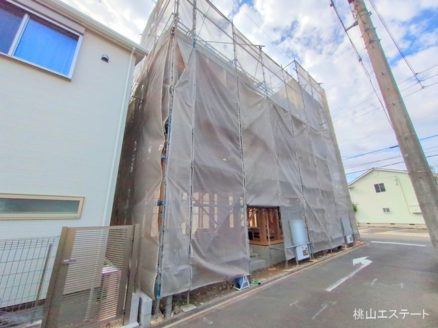 愛知県名古屋市昭和区折戸町３丁目の新築戸建て上棟写真 2025年11月10日撮影