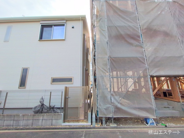 愛知県名古屋市昭和区折戸町３丁目の新築戸建て上棟写真 2025年11月10日撮影