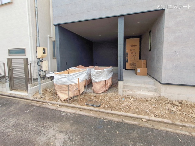 愛知県名古屋市昭和区折戸町３丁目の新築戸建て外構写真 2026年1月22日撮影