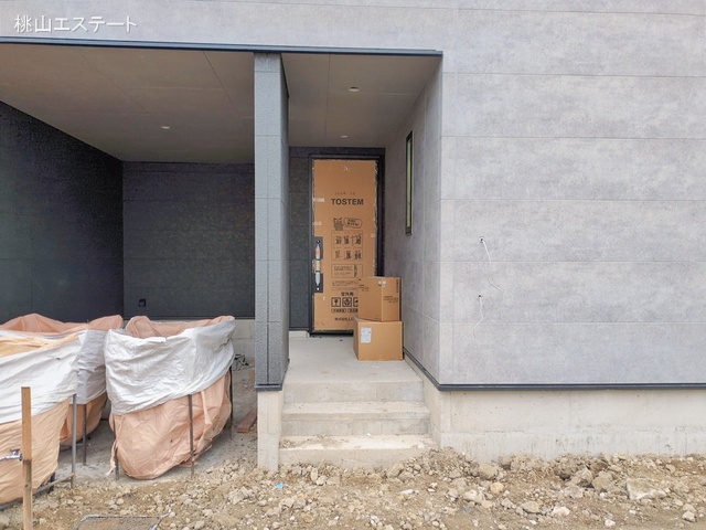 愛知県名古屋市昭和区折戸町３丁目の新築戸建て外構写真 2026年1月22日撮影