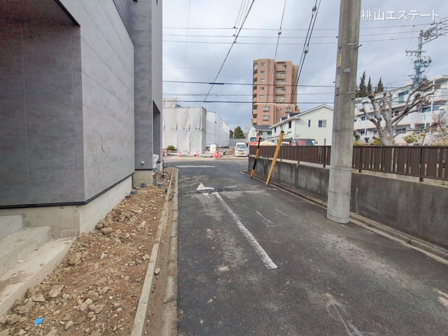 愛知県名古屋市昭和区折戸町３丁目の新築戸建て外構写真 2026年1月22日撮影