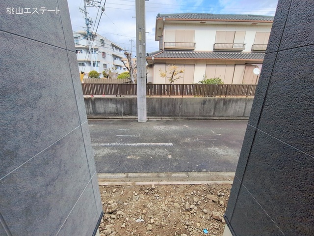愛知県名古屋市昭和区折戸町３丁目の新築戸建て外構写真 2026年1月22日撮影