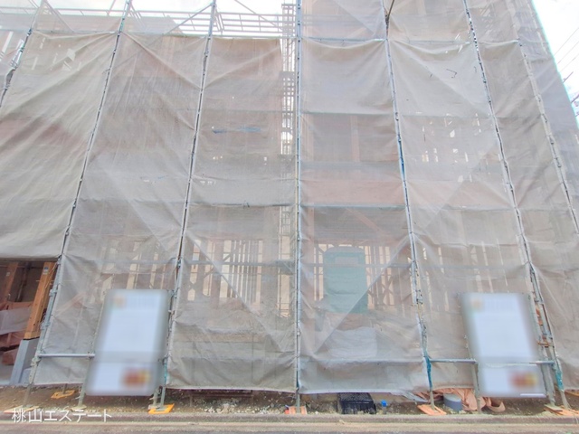 愛知県名古屋市昭和区折戸町３丁目の新築戸建て上棟写真 2025年11月10日撮影