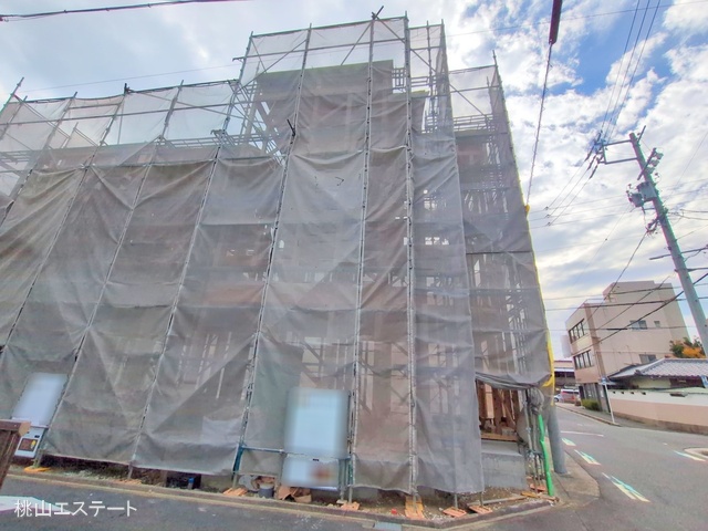 愛知県名古屋市昭和区折戸町３丁目の新築戸建て上棟写真 2025年11月10日撮影