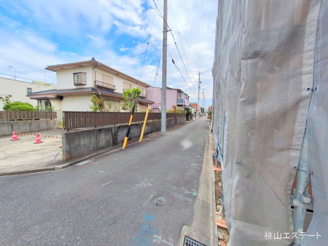 愛知県名古屋市昭和区折戸町３丁目の新築戸建て上棟写真 2025年11月10日撮影