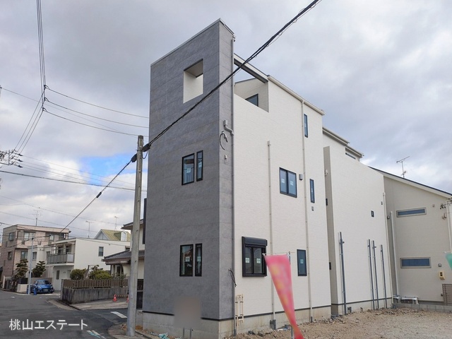 愛知県名古屋市昭和区折戸町３丁目の新築戸建て外構写真 2026年1月22日撮影