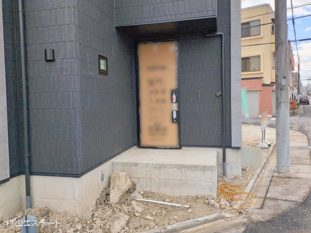 愛知県名古屋市昭和区折戸町３丁目の新築戸建て外構写真 2026年1月22日撮影