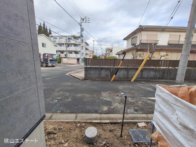 愛知県名古屋市昭和区折戸町３丁目の新築戸建て外構写真 2026年1月22日撮影